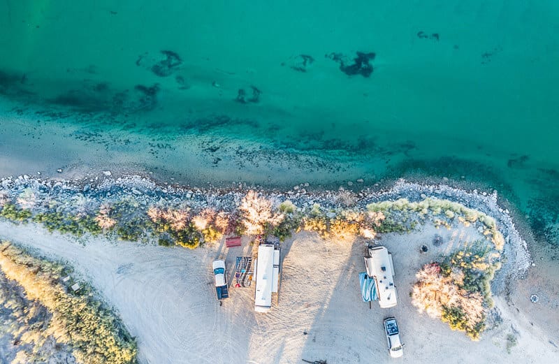 aerial view of Pirates Cove Resort Needles California (3)