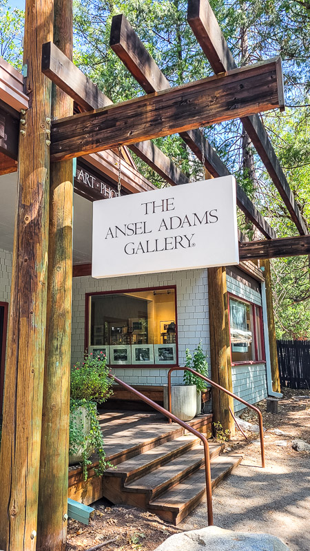 exterior of ansell adams gallery