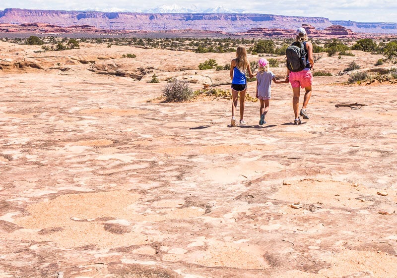 people walking on rocks