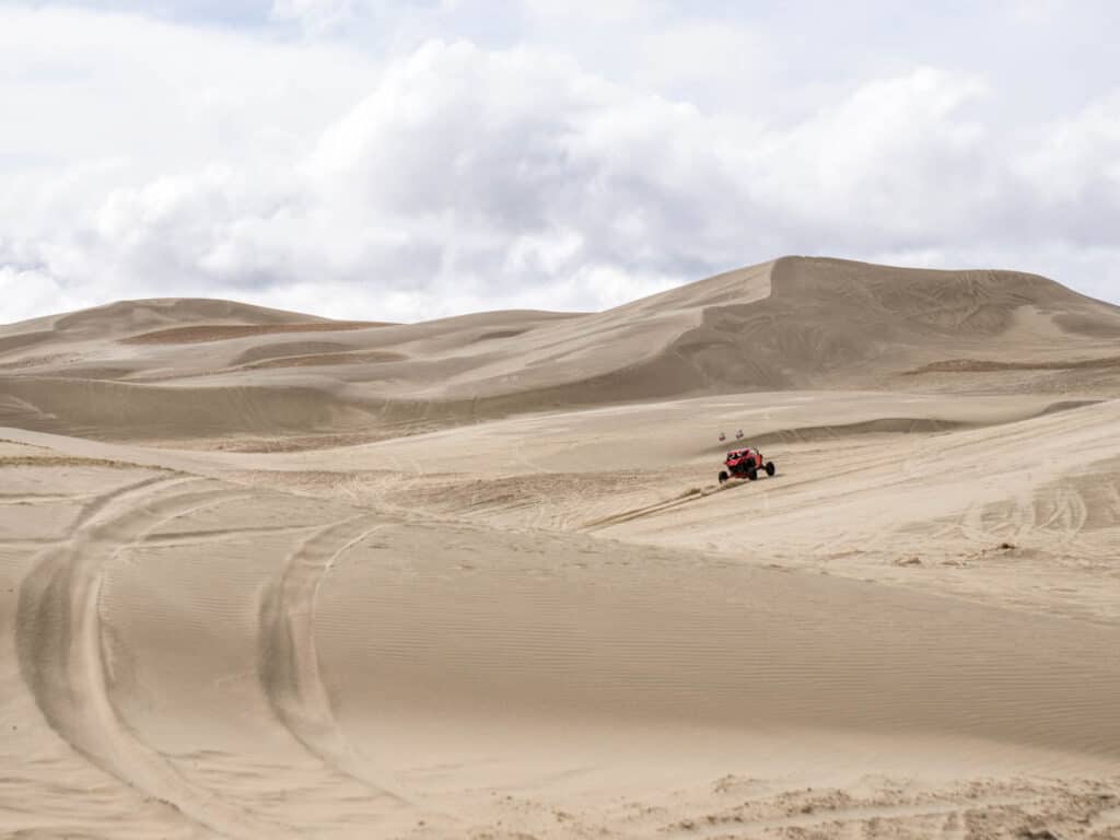 atv riding up killpecker sand dunes