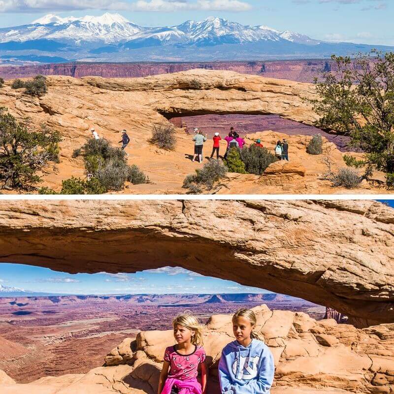 people looking at mesa view