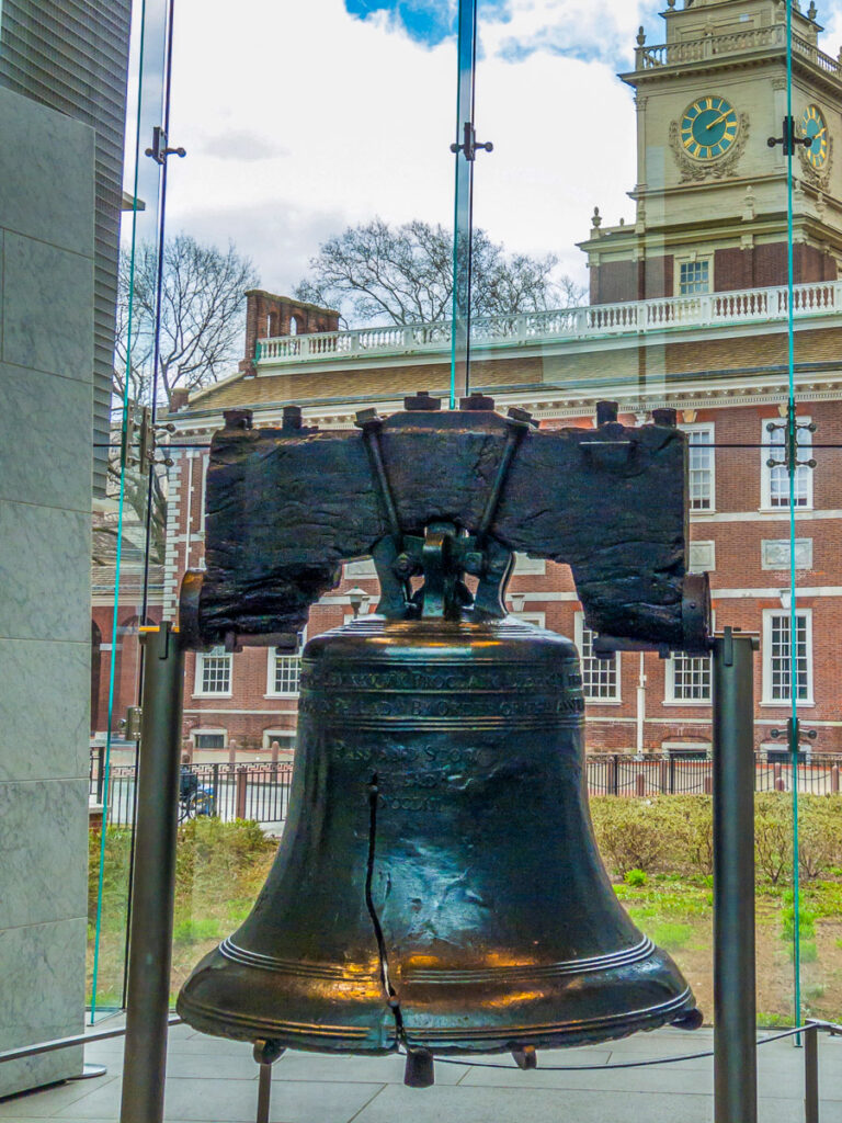 Liberty Bell in Philadelphia. 